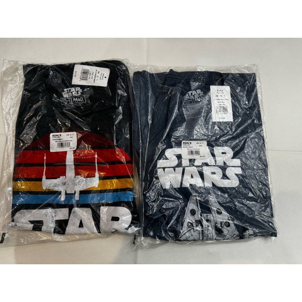 Star Wars Graphic T Shirts 2XL NWT Lot of 2